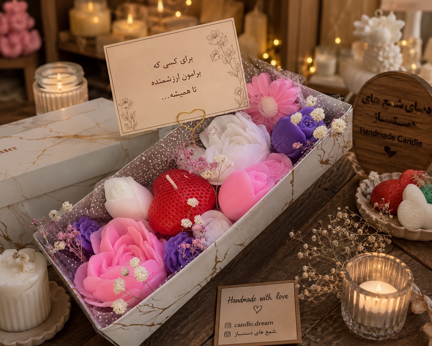 جعبه گل کادویی